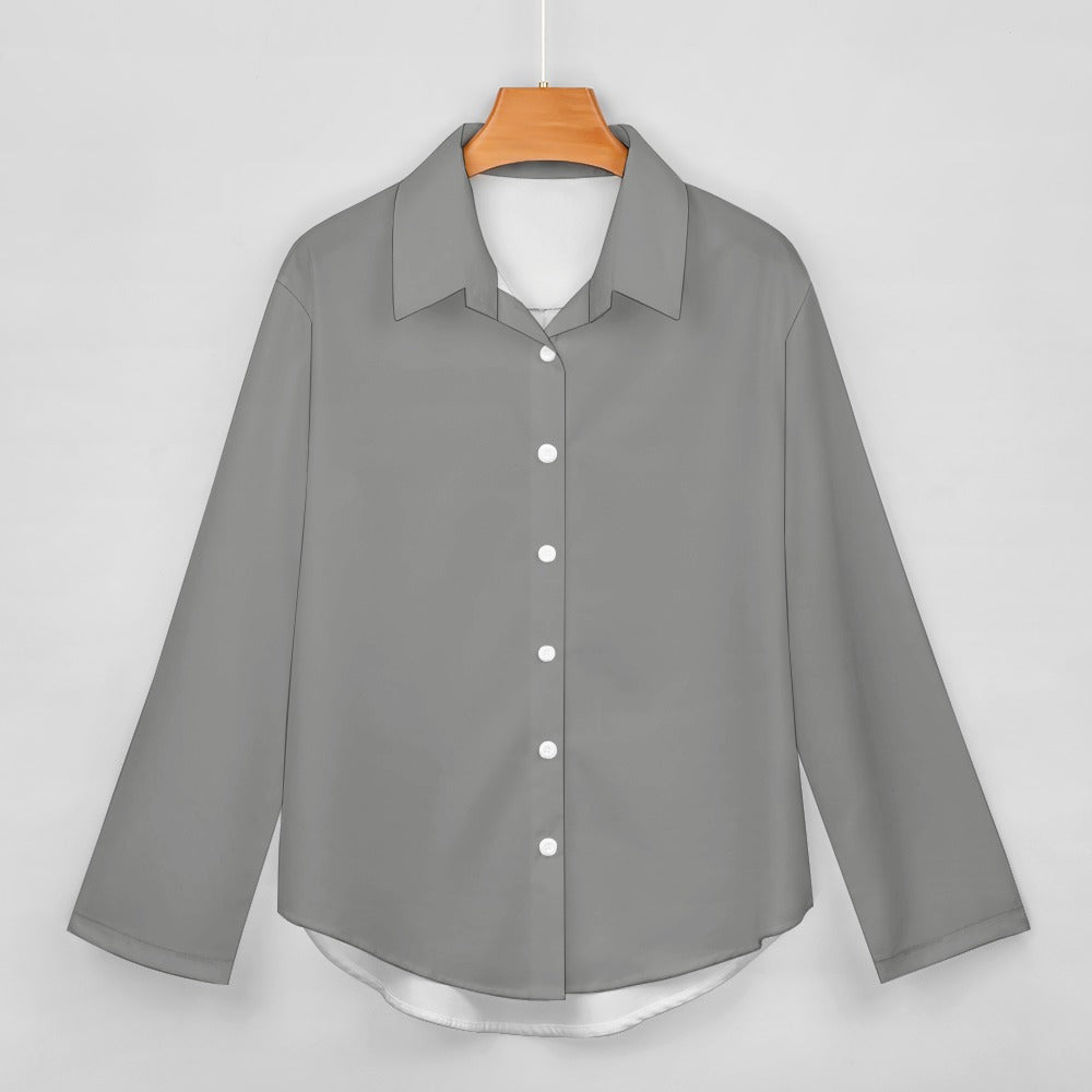 Qreatrz Cropped Hem Shirt