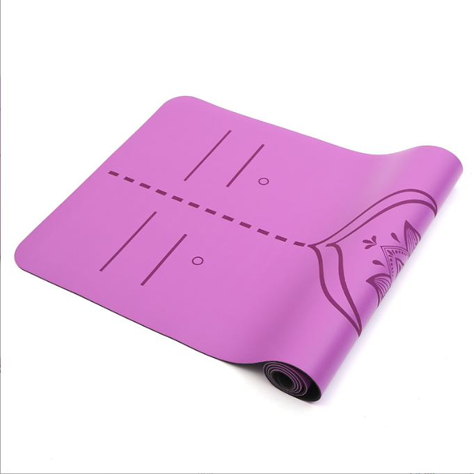 Natural rubber yoga mat PU professional non-slip yoga studio dedicated fitness mat male beginner yoga thickened