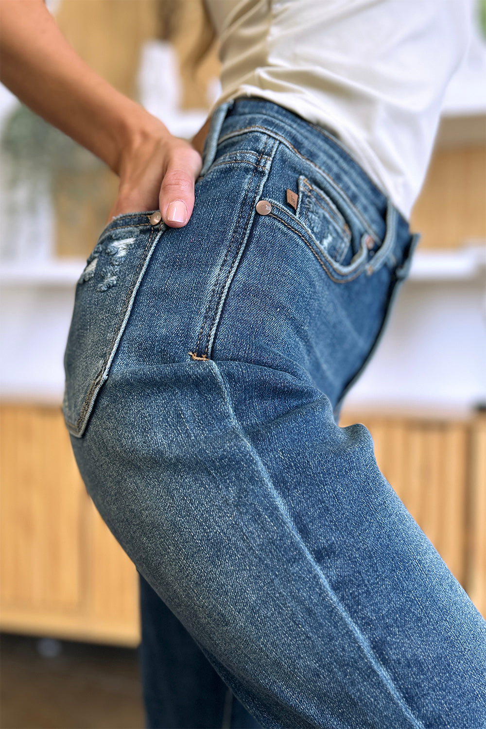 Jean slim taille haute à effet gainant Judy Blue