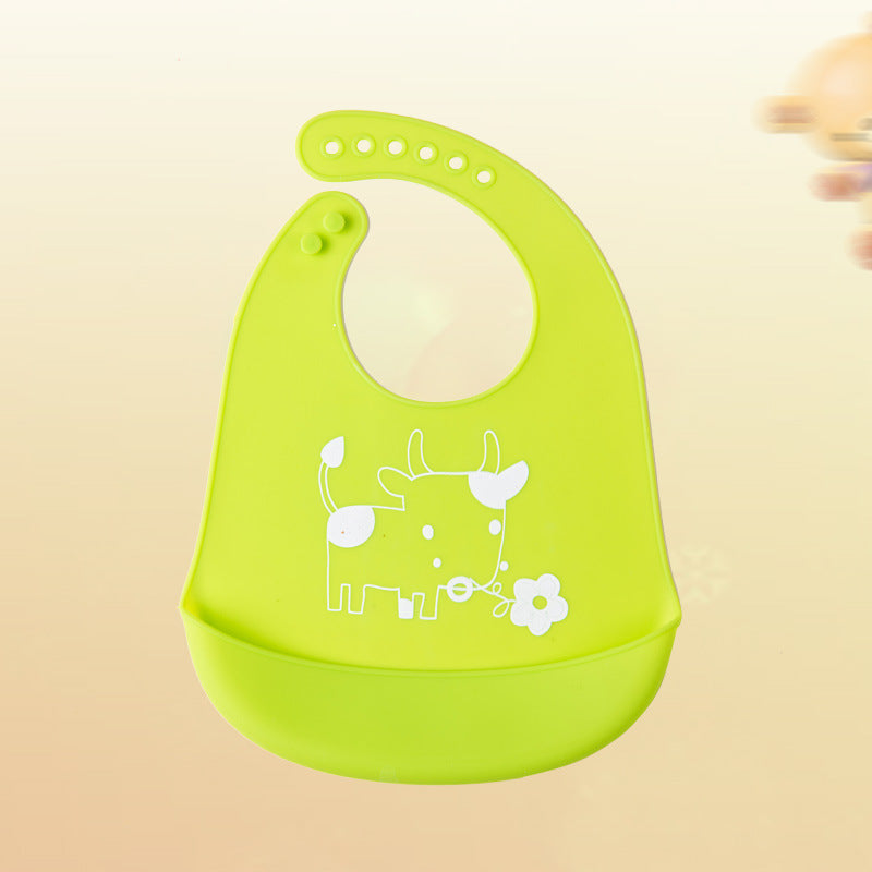 Silicone Baby Bib with Food Pocket