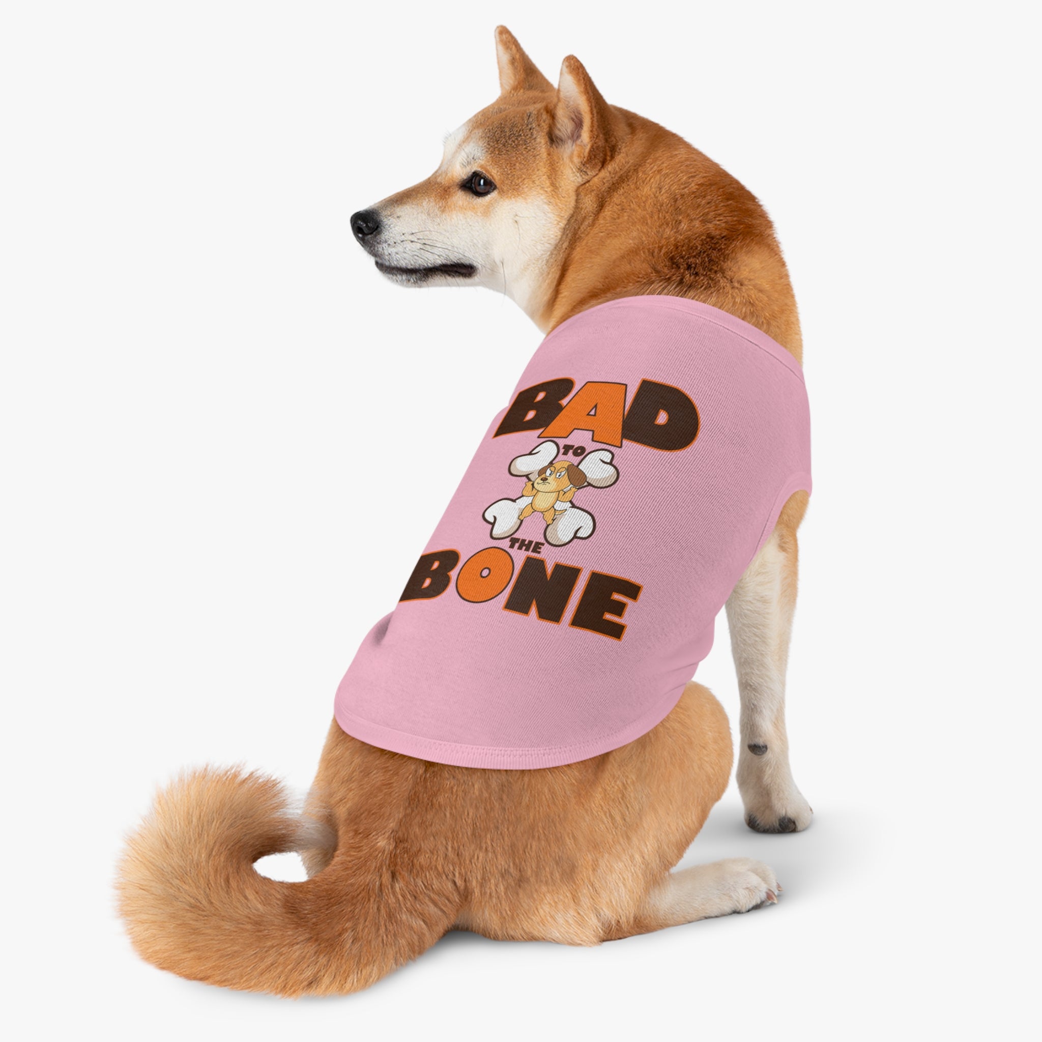 Camiseta sin mangas para mascotas Bad to the Bone