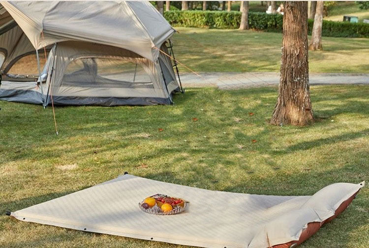 Product camouflage Can Be Spliced Self Inflating Cushion Air Mattress Camping Mat With Pillow