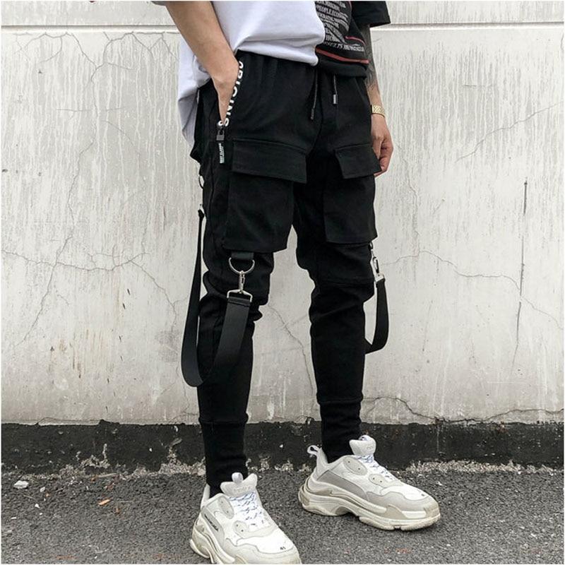 49Hot Side Pockets Chinos Men's Hip Hop Cargo Ripped Joggers Trousers - Qreatrz Fashion and Design LLC