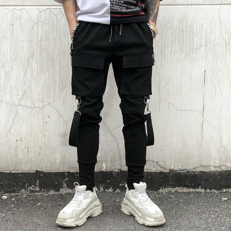 49Hot Side Pockets Chinos Men's Hip Hop Cargo Ripped Joggers Trousers - Qreatrz Fashion and Design LLC