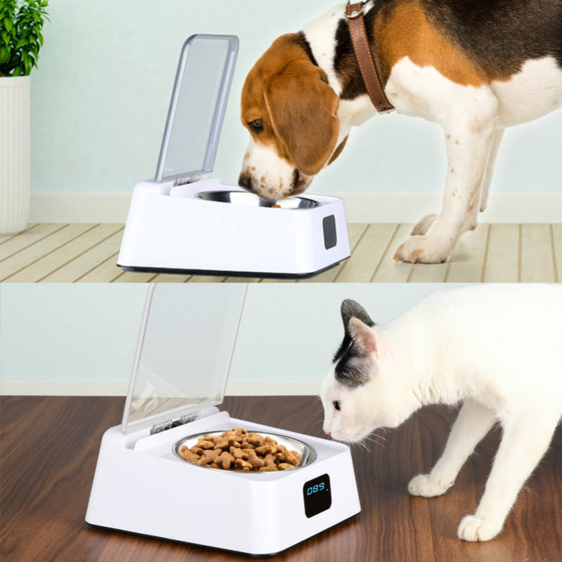 Gamelle pour animaux de compagnie 5G Mangeoire automatique pour animaux de compagnie Anti-cafards Anti-souris Bol étanche à l'humidité Ustensiles de nourriture pour chiens