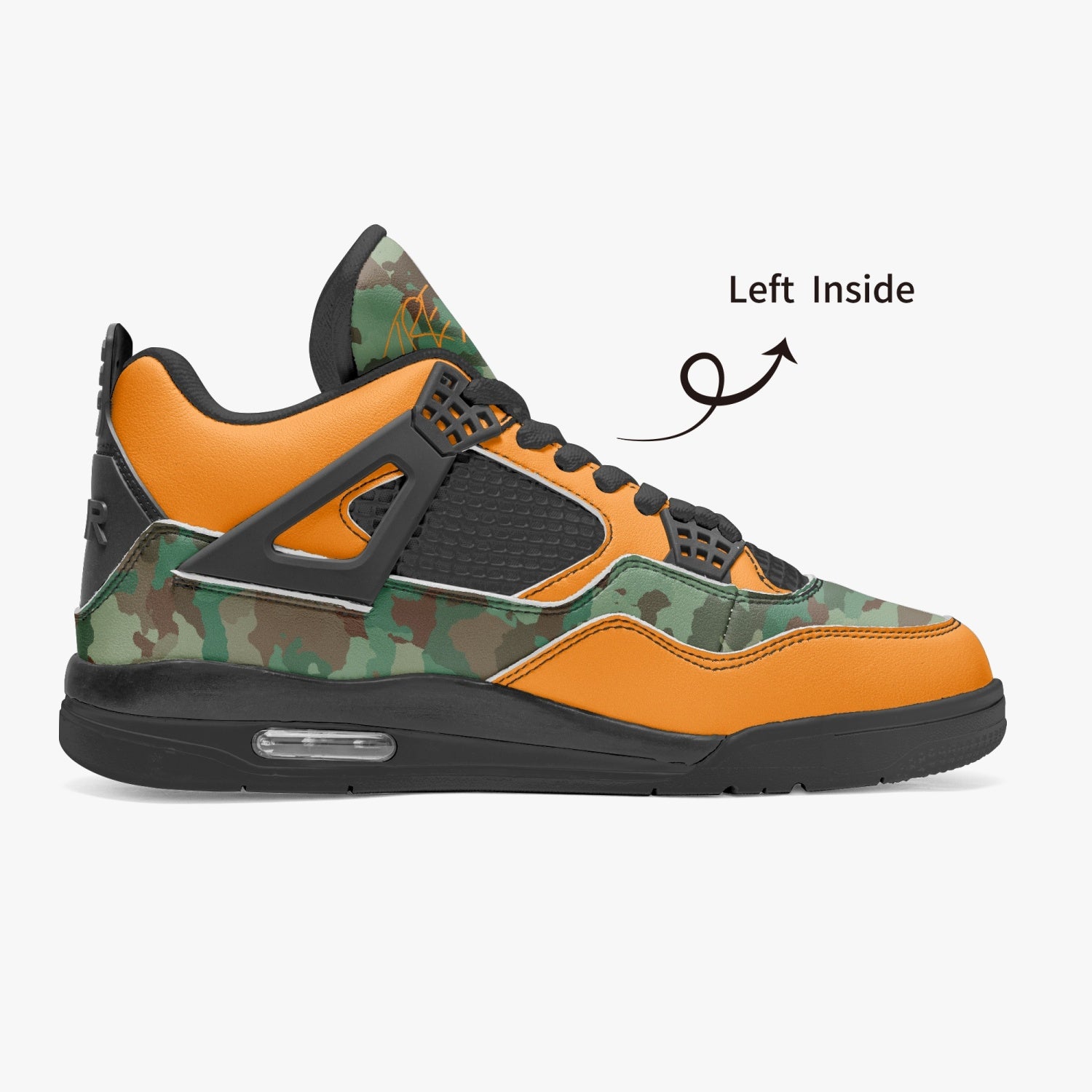 TREADZ Real Deal Basketball Sneakers -Camouflage with Black Sole