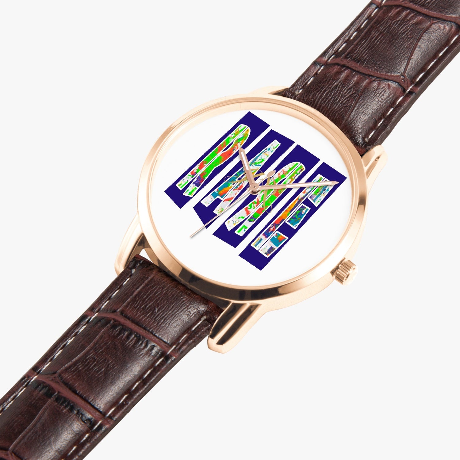 Rare Splatter Quartz watch