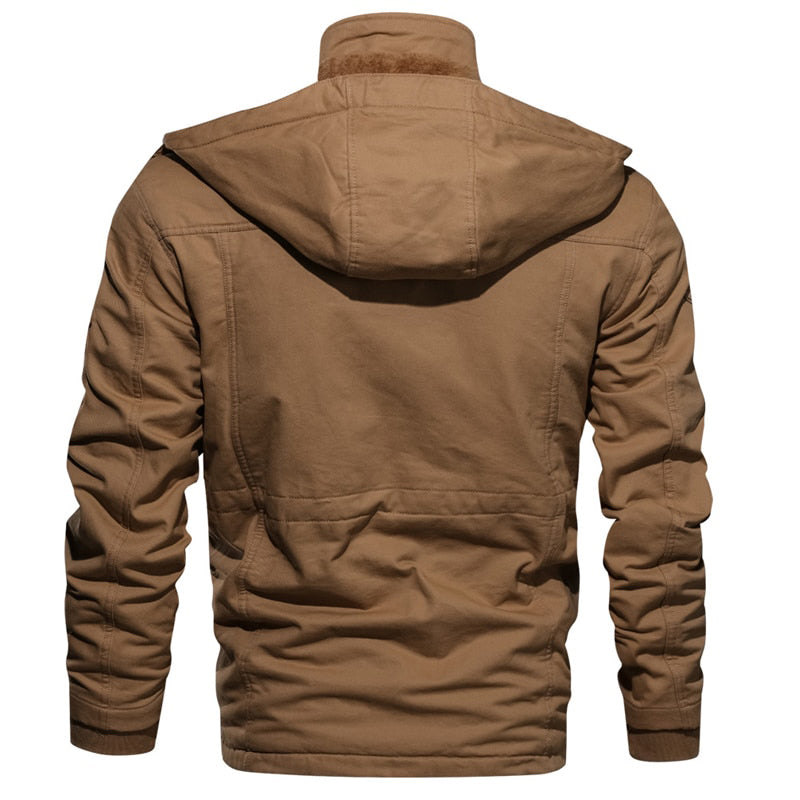 Veste polaire d'hiver pour hommes Mountainskin manteau à capuche chaud vêtements d'extérieur thermiques épais veste militaire pour hommes vêtements de marque pour hommes 