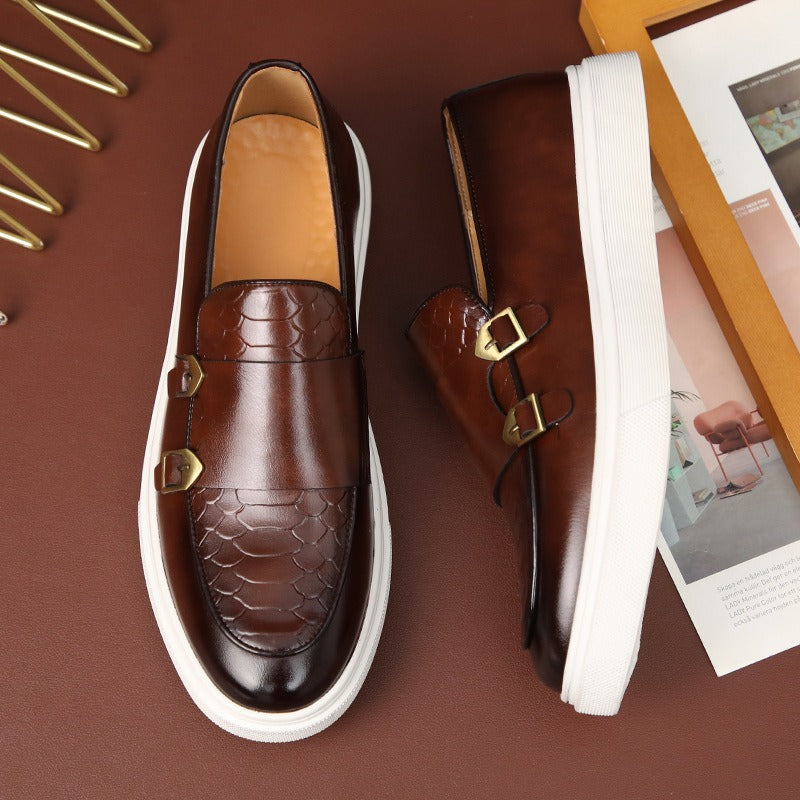 Men's casual soft soleleather shoes