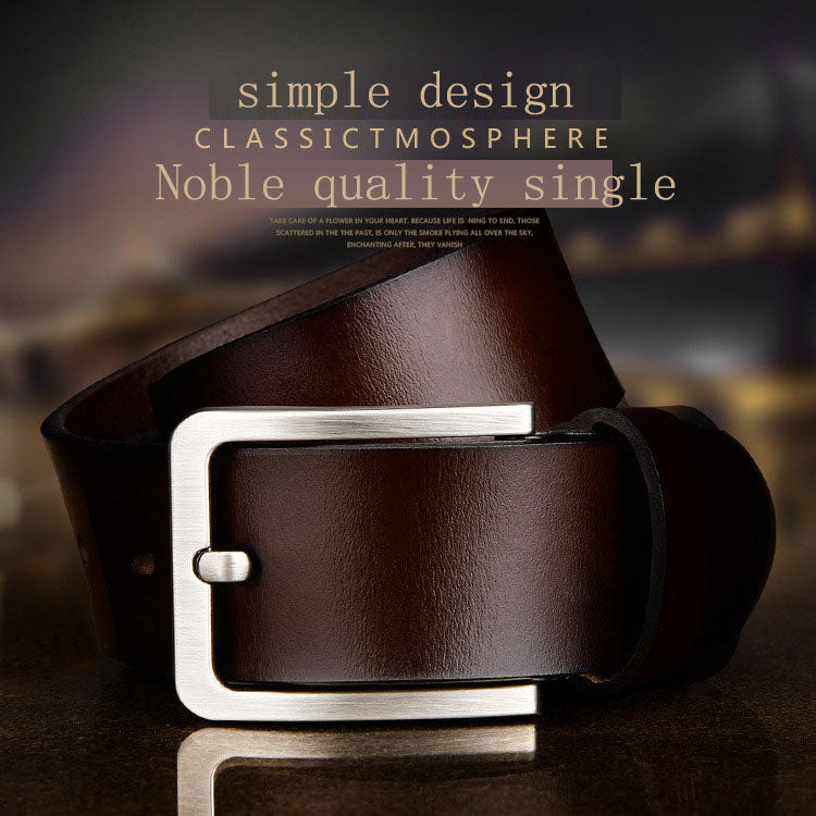 Genuine leather belt