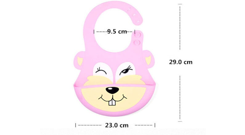 Silicone Baby Bib with Food Pocket