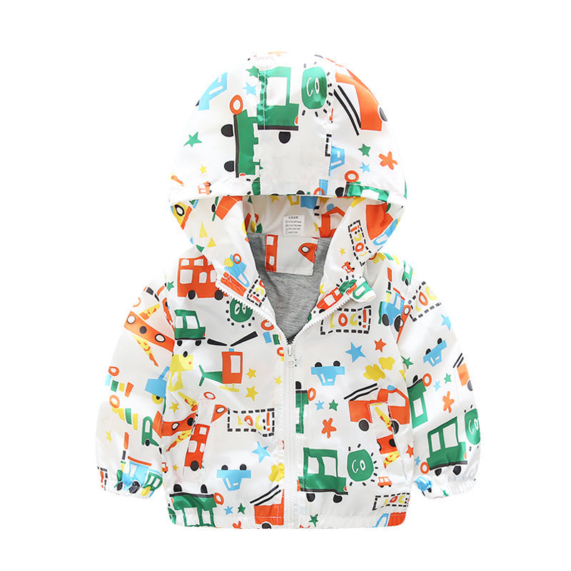 Boys And Children's Airplane Baby Windbreaker Jackets