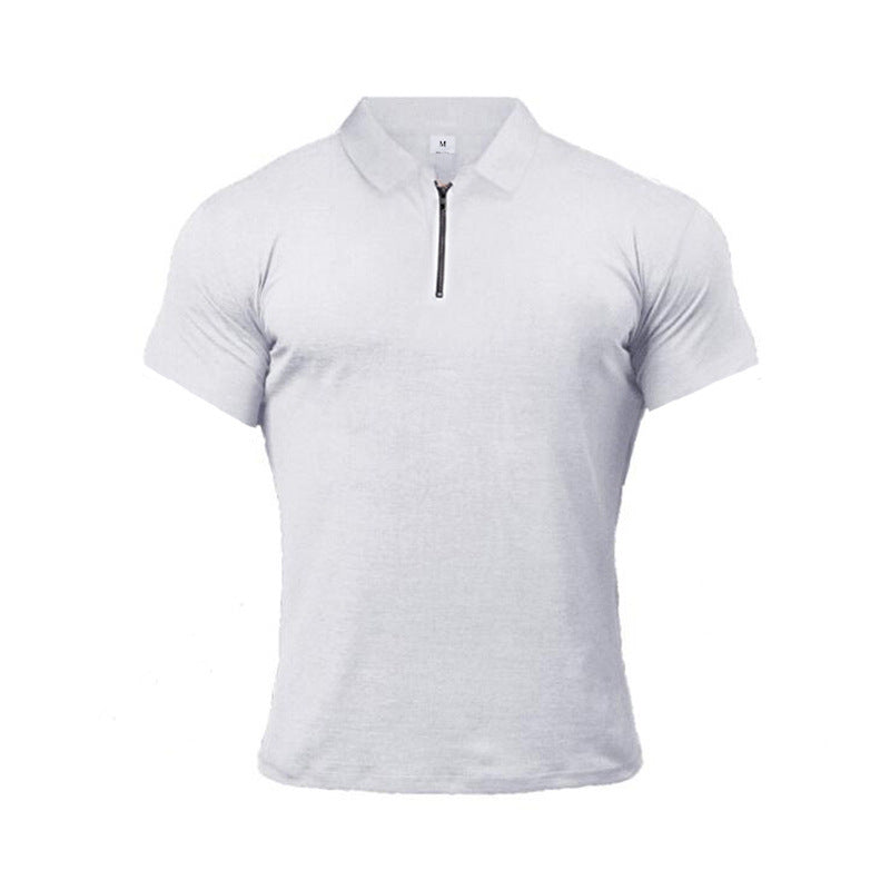 Men's short sleeve fitness polo shirt