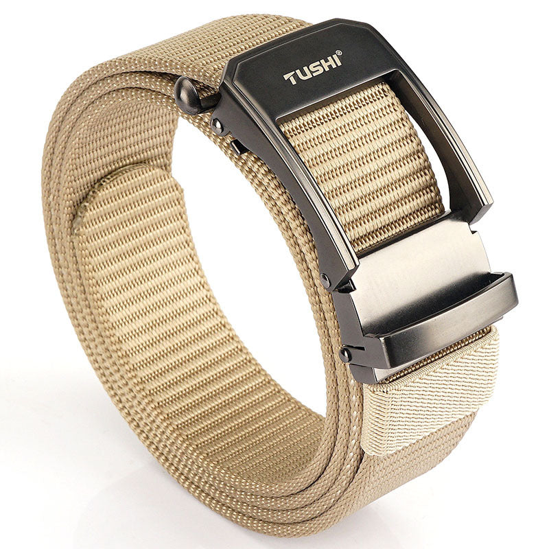 Toothless Automatic Buckle Nylon Canvas Belt