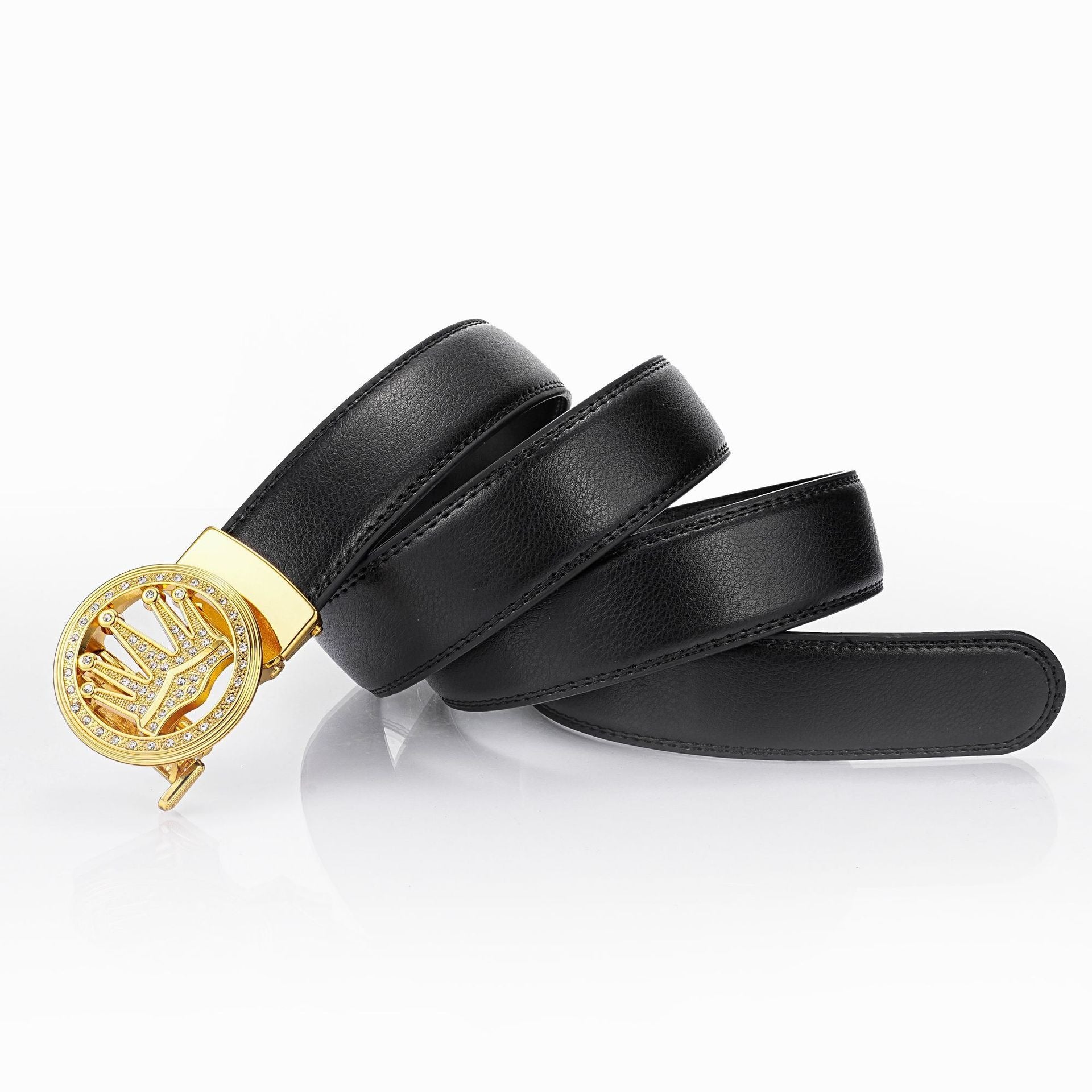 Men's automatic buckle belt