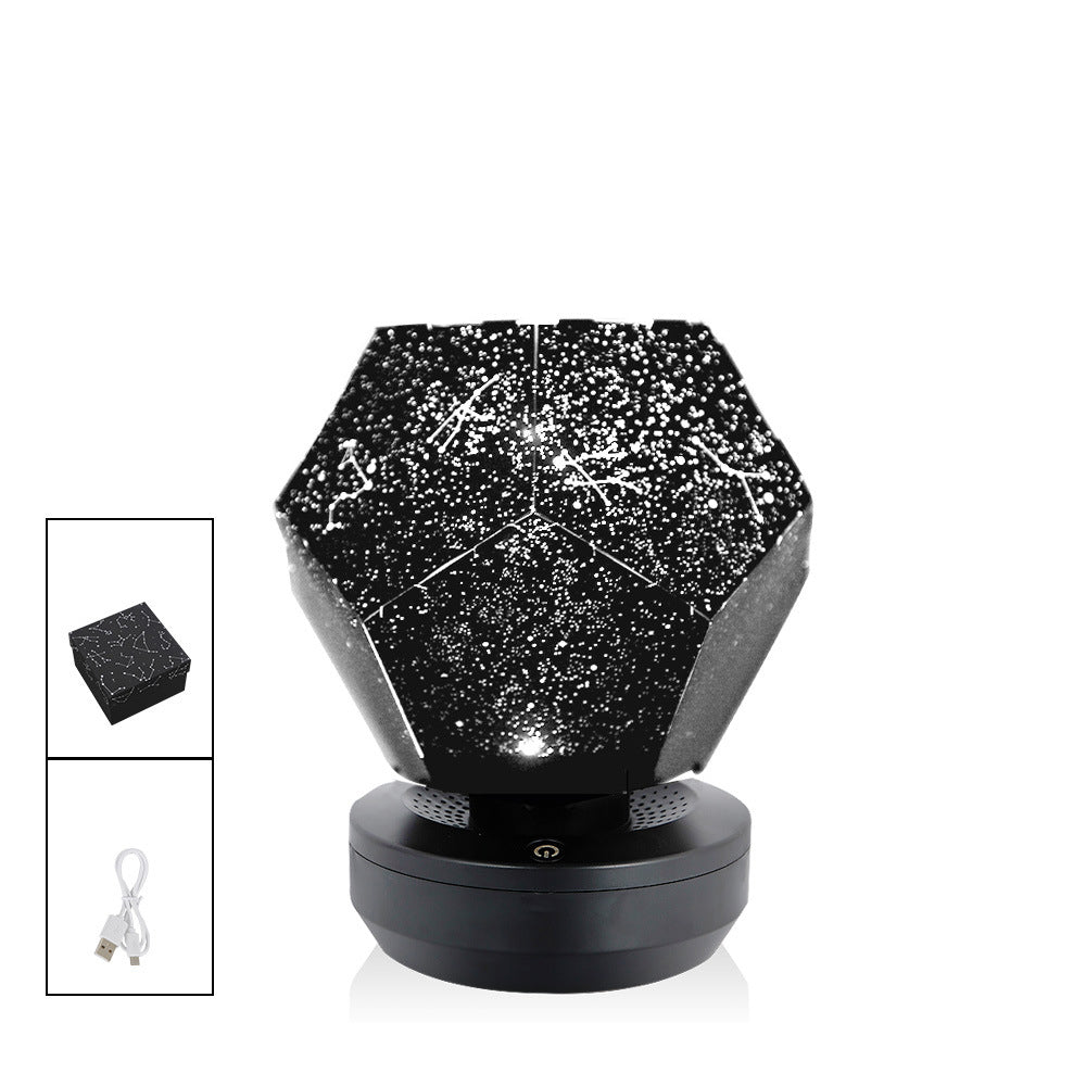 Rotate And Play Starry Sky Projection Lamp Star Romantic Starry Sky Lamp Children's Sleep Night Lamp