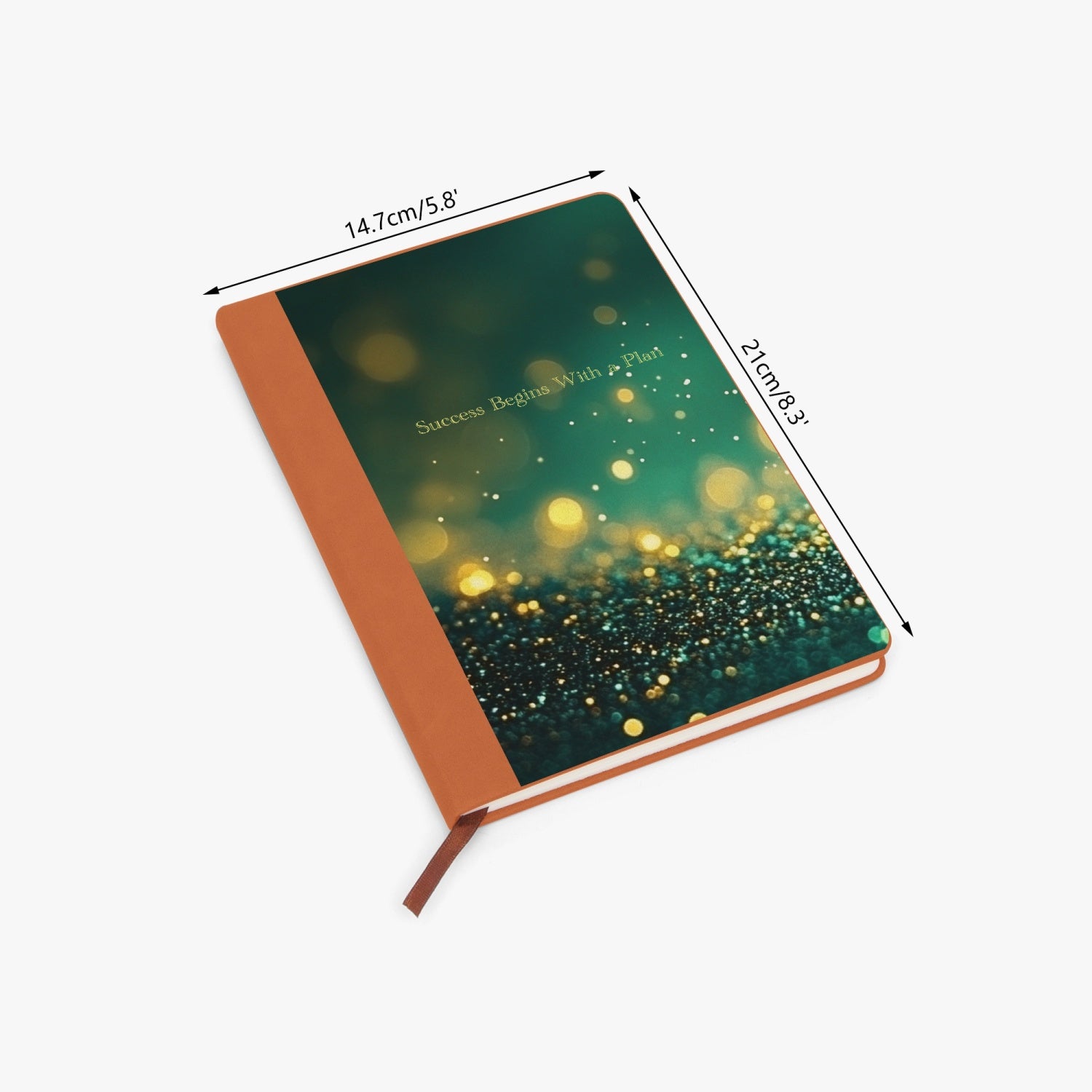 Success Begins With a Plan PU Leather Journal Notebook