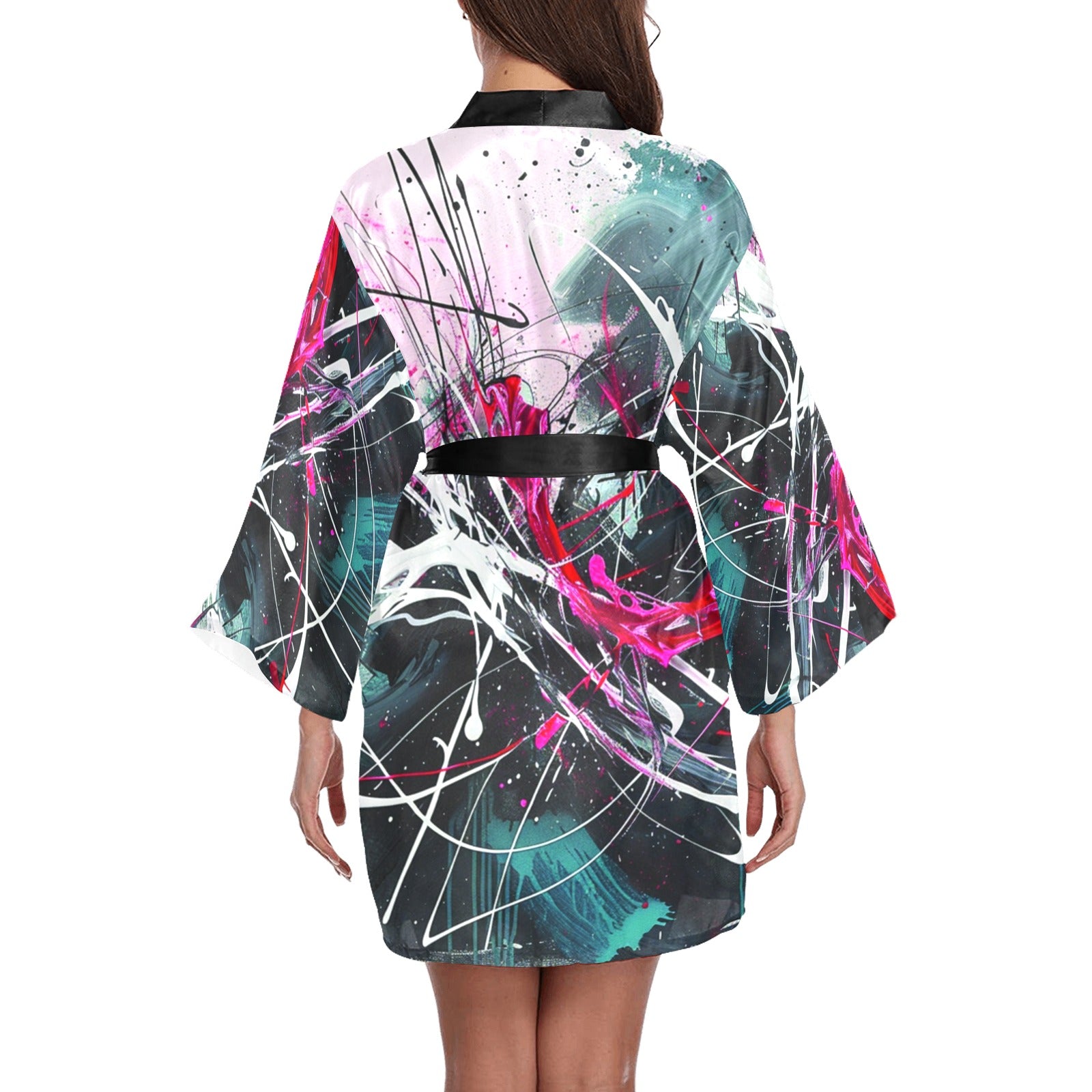 Qreatrz Women's Long Sleeve Kimono Robe