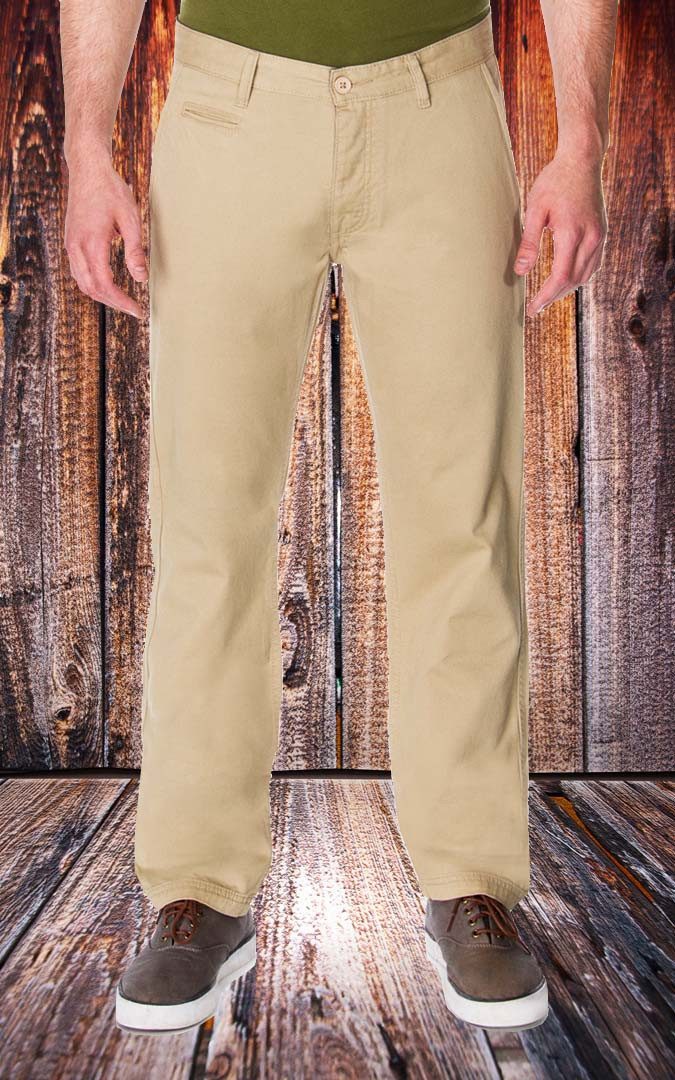 65 McMlxv Men's Khaki Chino Pant - Qreatrz Fashion and Design LLC