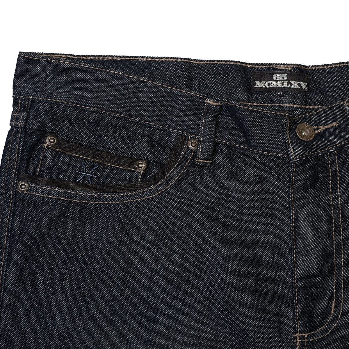 65 McMlxv Men's Premium Denim Dark Wash Jean - Qreatrz Fashion and Design LLC