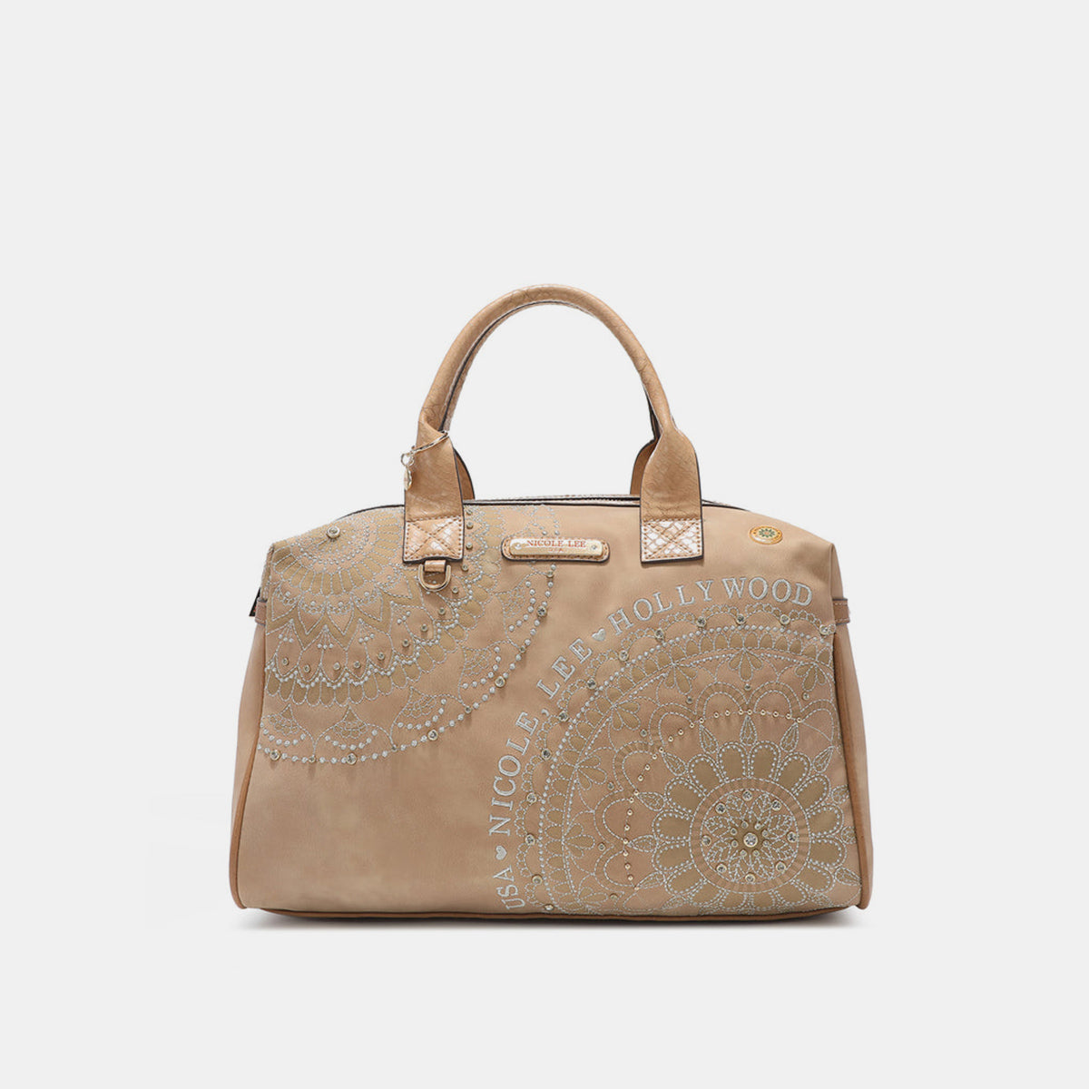 Sac Boston décoré de strass Nicole Lee USA