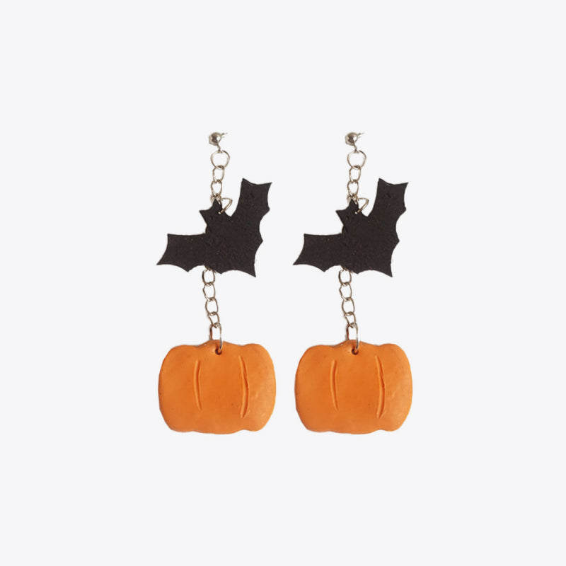 Pendientes colgantes con temática de Halloween