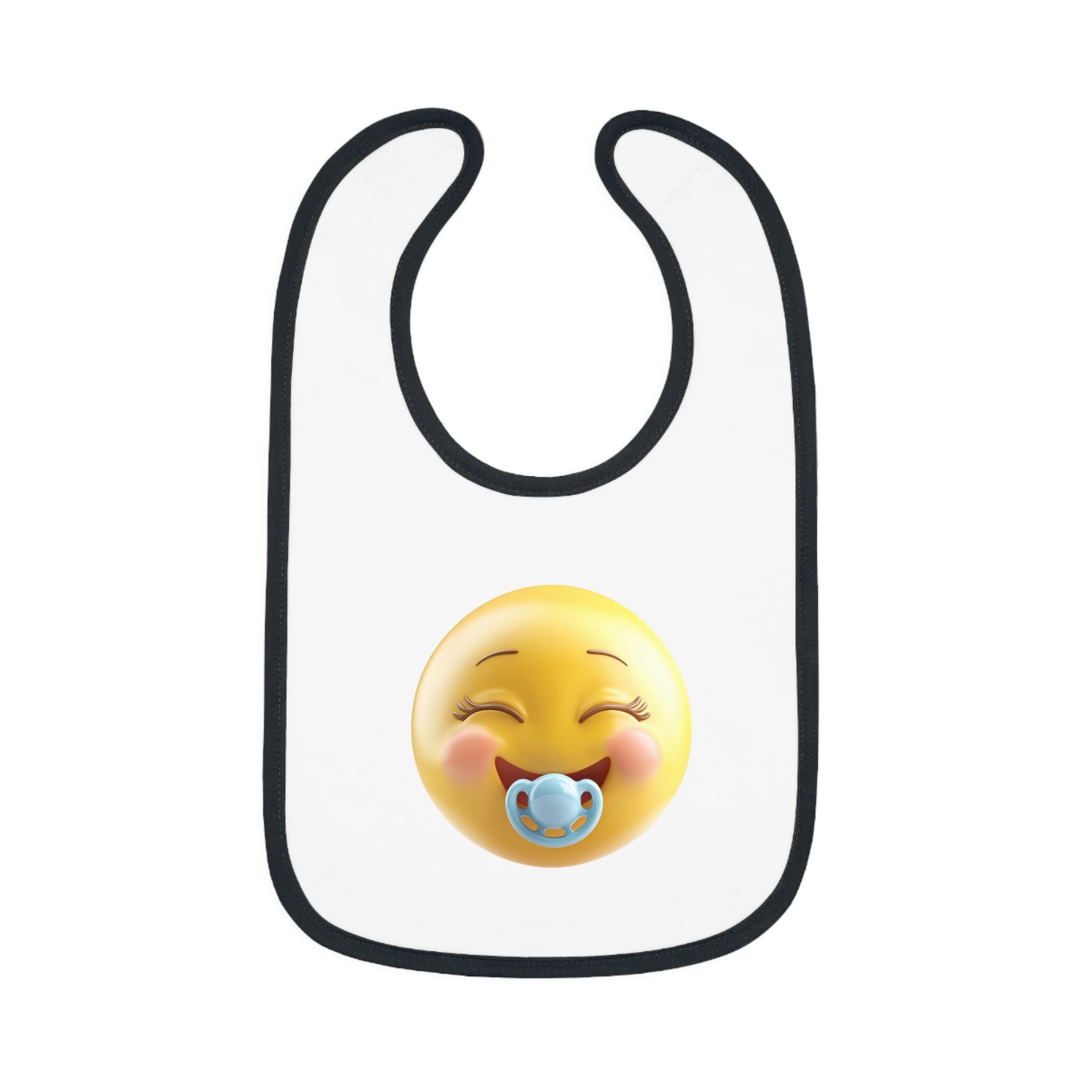 Babero para bebé con emojis de Qreatrz