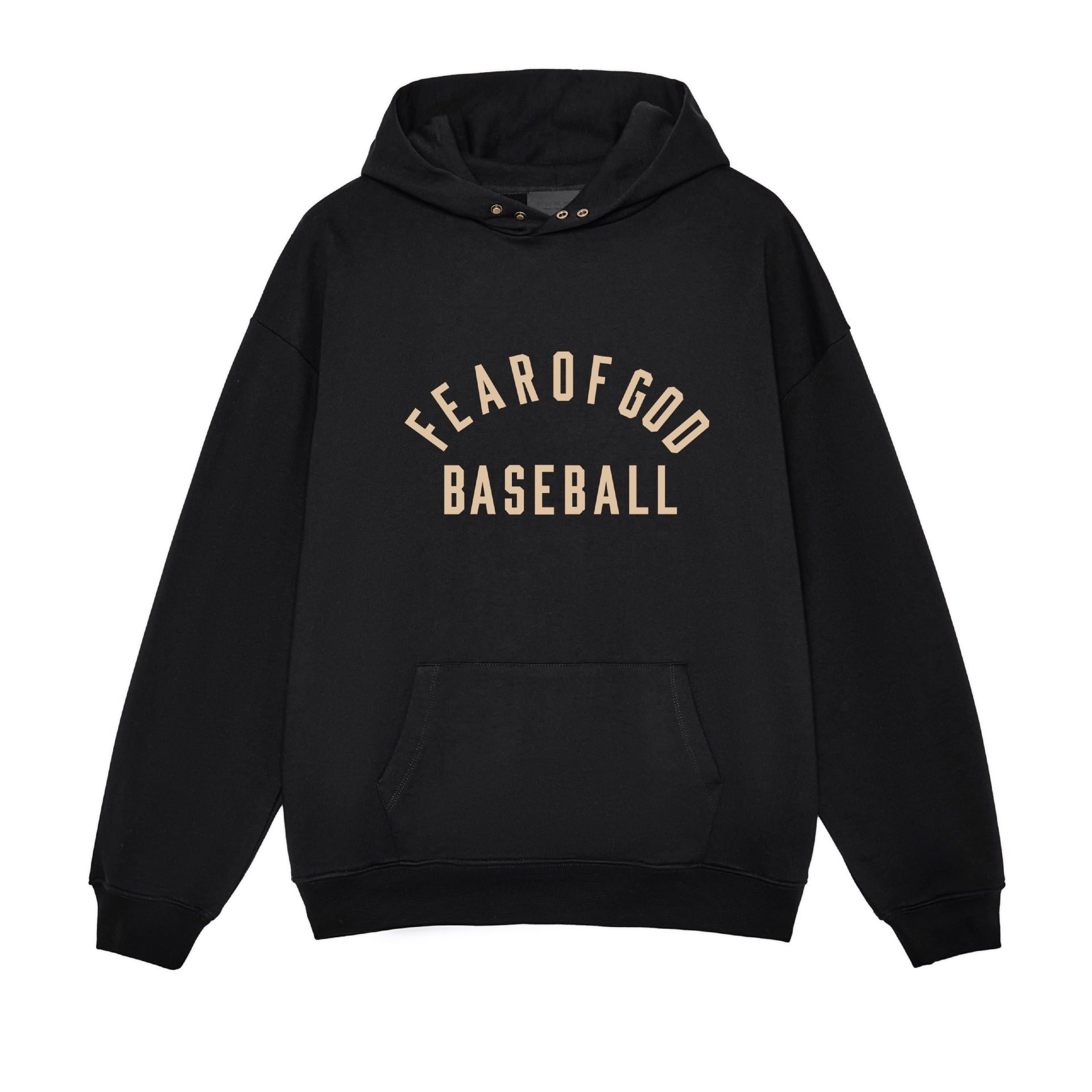 Unisex FOG Season 7 Main Line BASEBALL Letter Hoodie