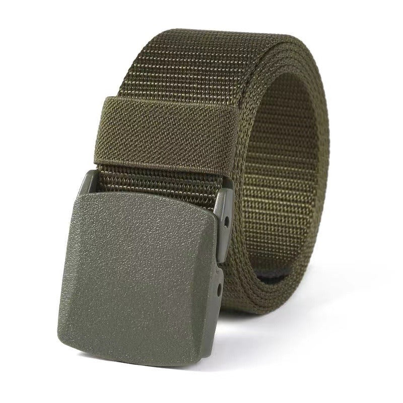 Nylon tactical non-metallic outdoor sports belt