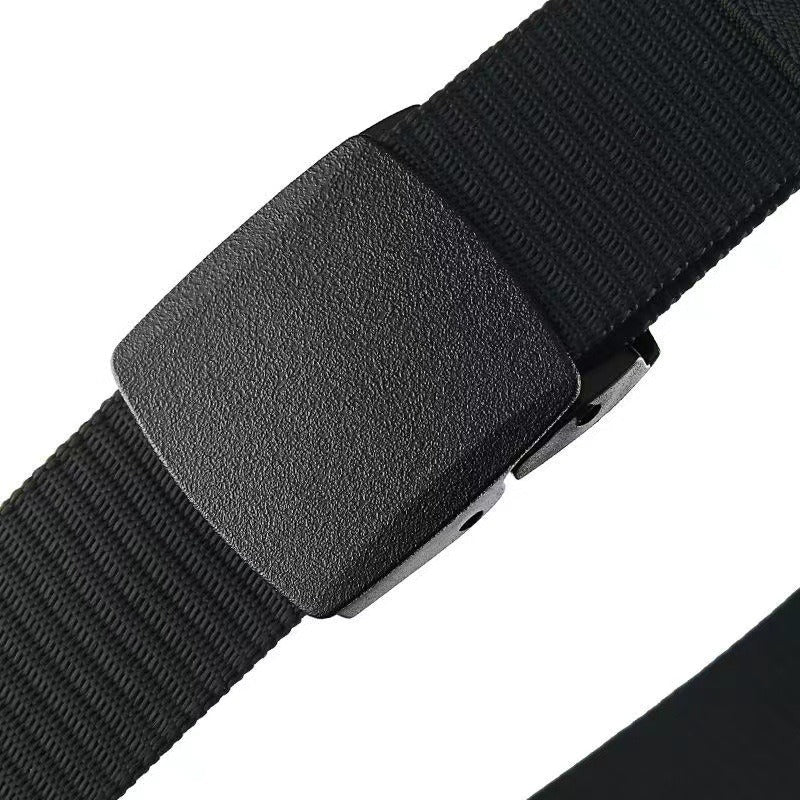 Nylon tactical non-metallic outdoor sports belt