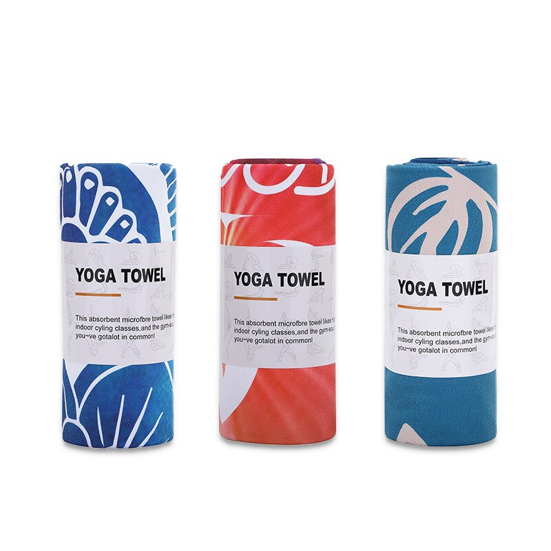 Toalla de yoga de 183 x 63 cm, esterilla de yoga estampada, toalla de microfibra antideslizante, funda para esterilla de entrenamiento de fitness, mantas de yoga y gimnasio 