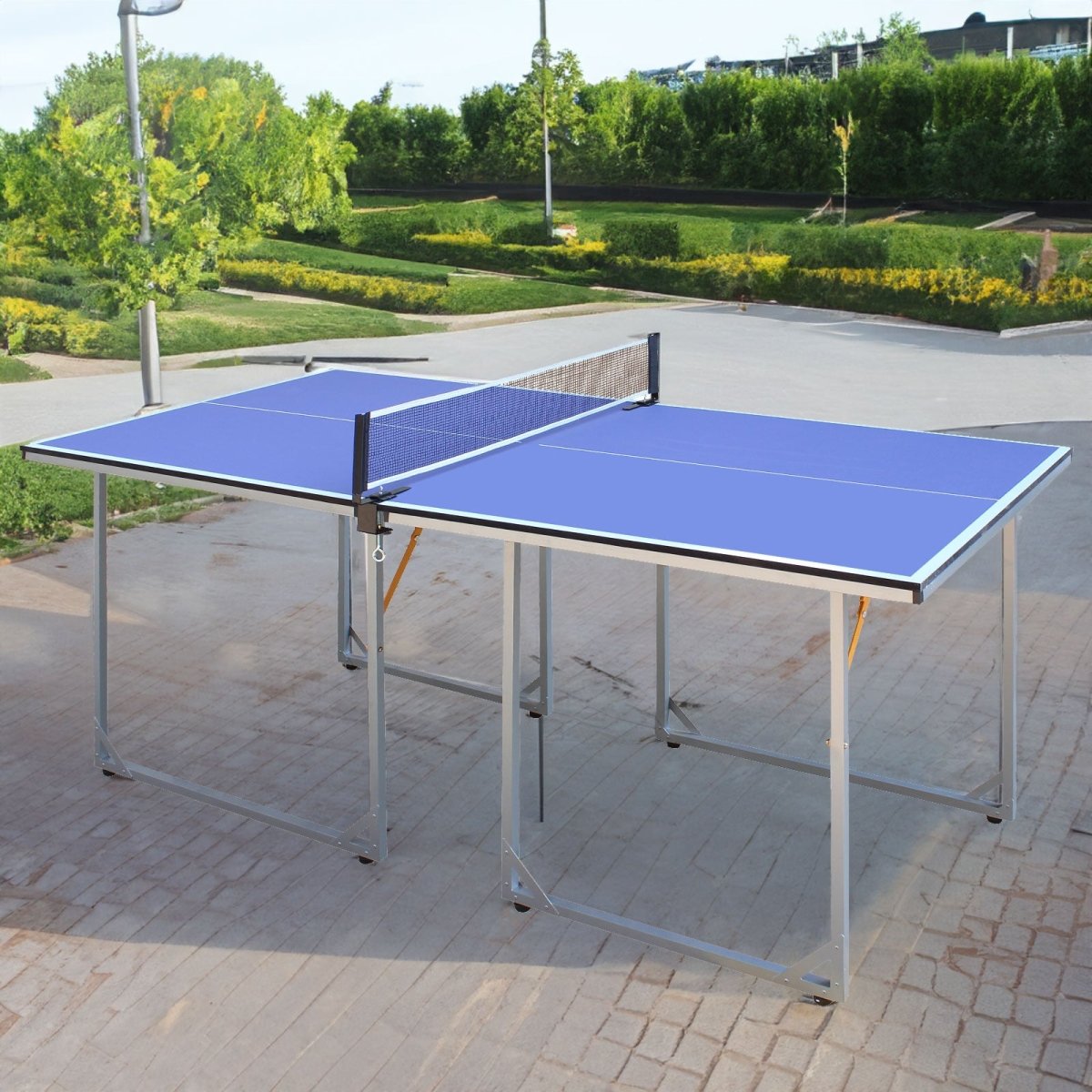 6ft Mid - Size Table Tennis & Ping Pong Table Set - Qreatrz Fashion and Design LLC