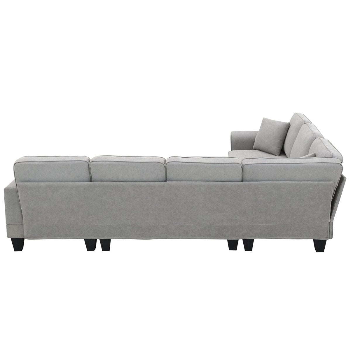 7 Seat Modern U Shape Sectional Sofa - Qreatrz Fashion and Design LLC