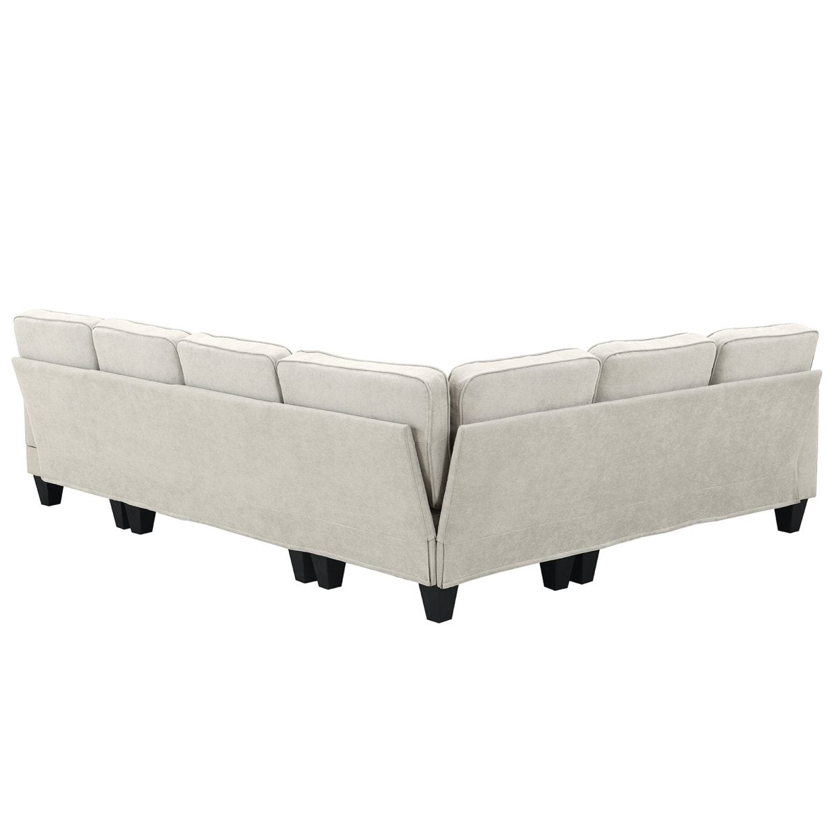 7 Seat Modern U Shape Sectional Sofa - Qreatrz Fashion and Design LLC