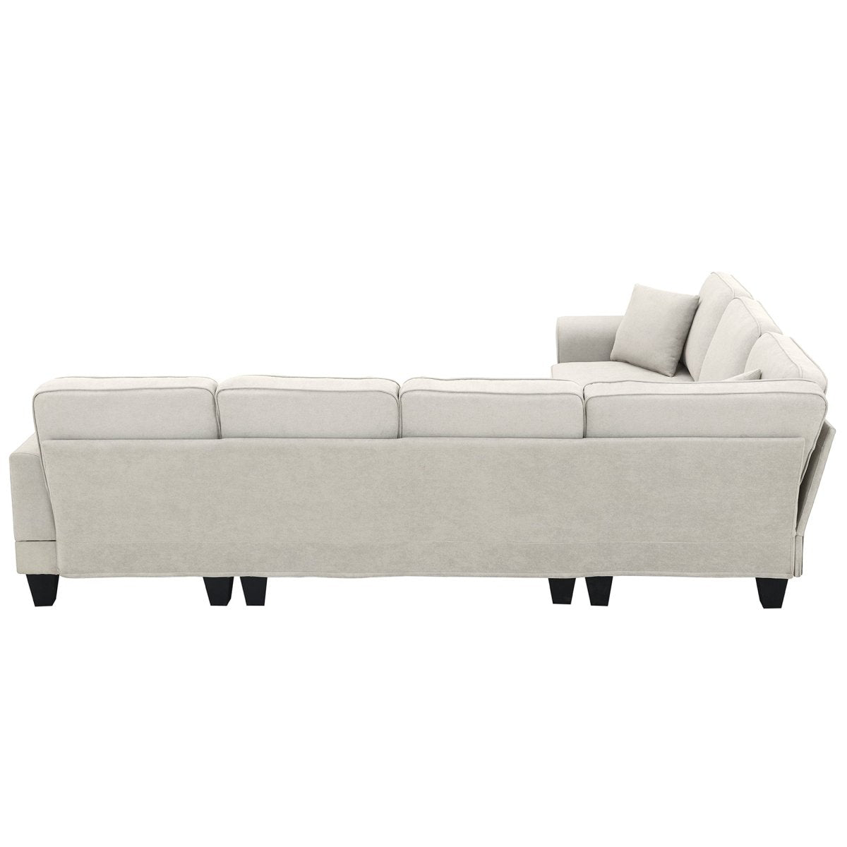 7 Seat Modern U Shape Sectional Sofa - Qreatrz Fashion and Design LLC