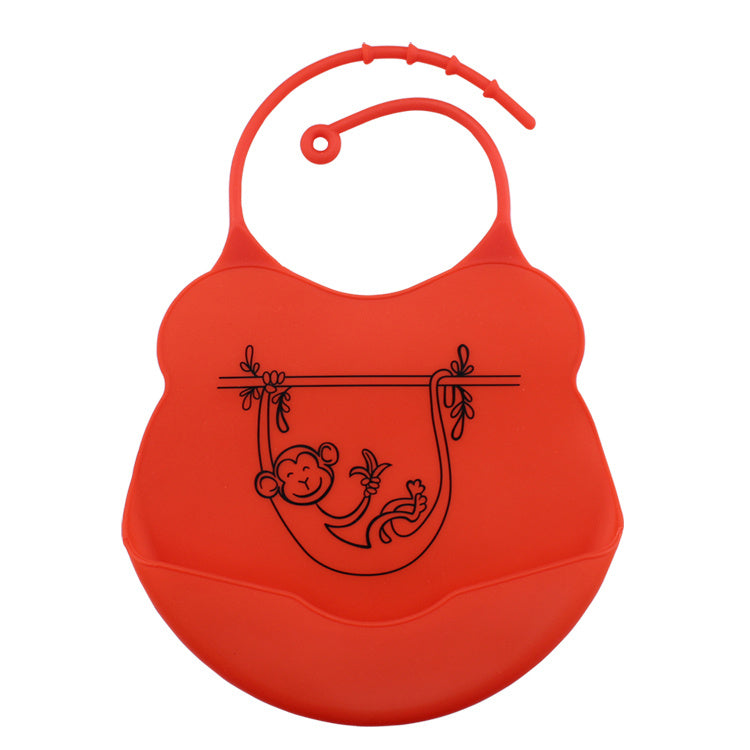 Cartoon silicone bib