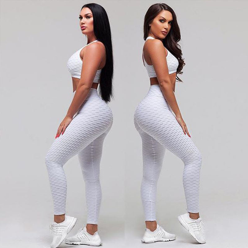 Women Sports Suit Fitness Gym Clothing 2 Piece Set Tracksuit Sexy Running Set Bras Leggings Yoga Set