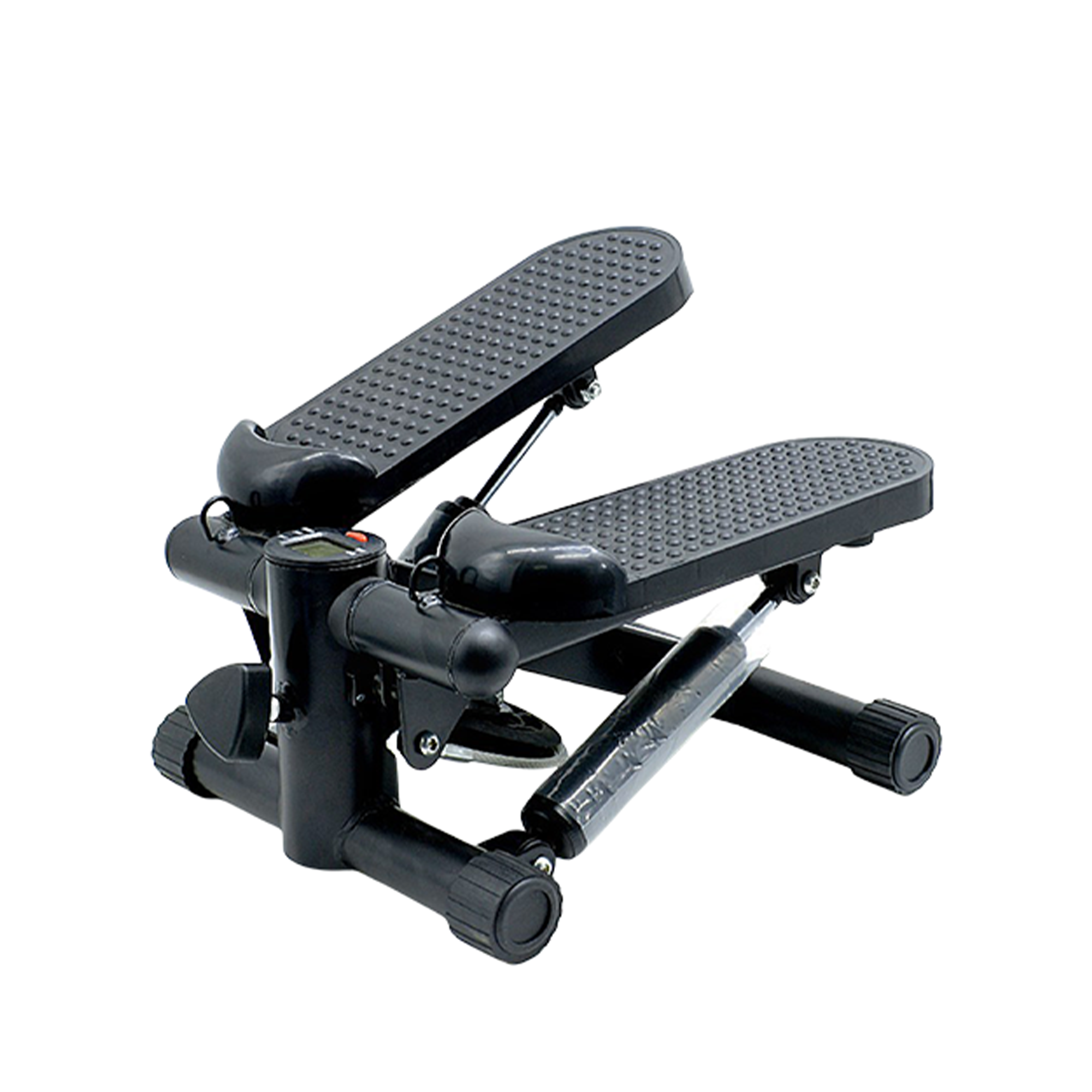 Mini Stepper for Exercise - 300 LBS Loading Capacity, Hydraulic Fitness Stepper with LCD Monitor