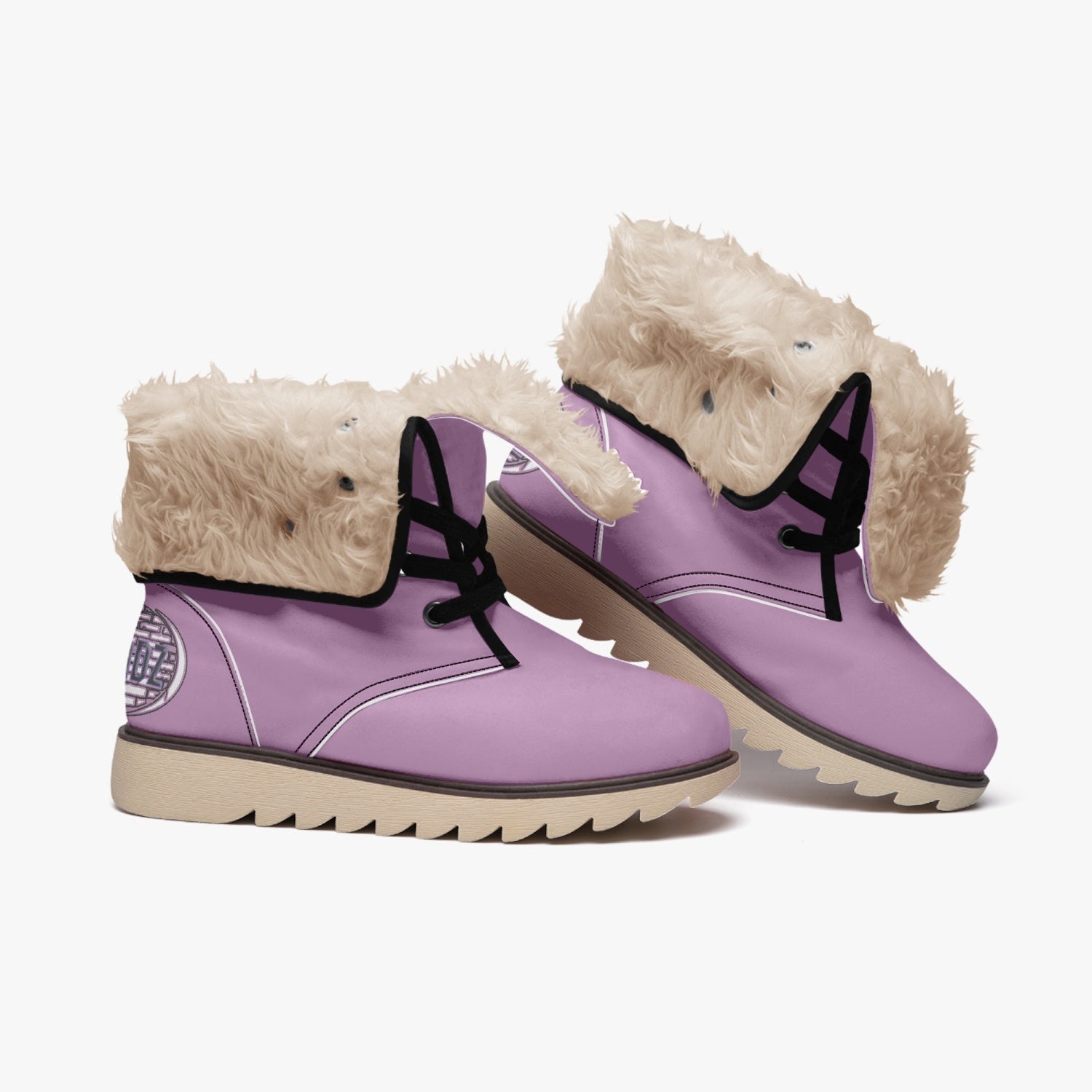 TREADZ Naptown Lavender Cotton-pad Fur Lining Boots