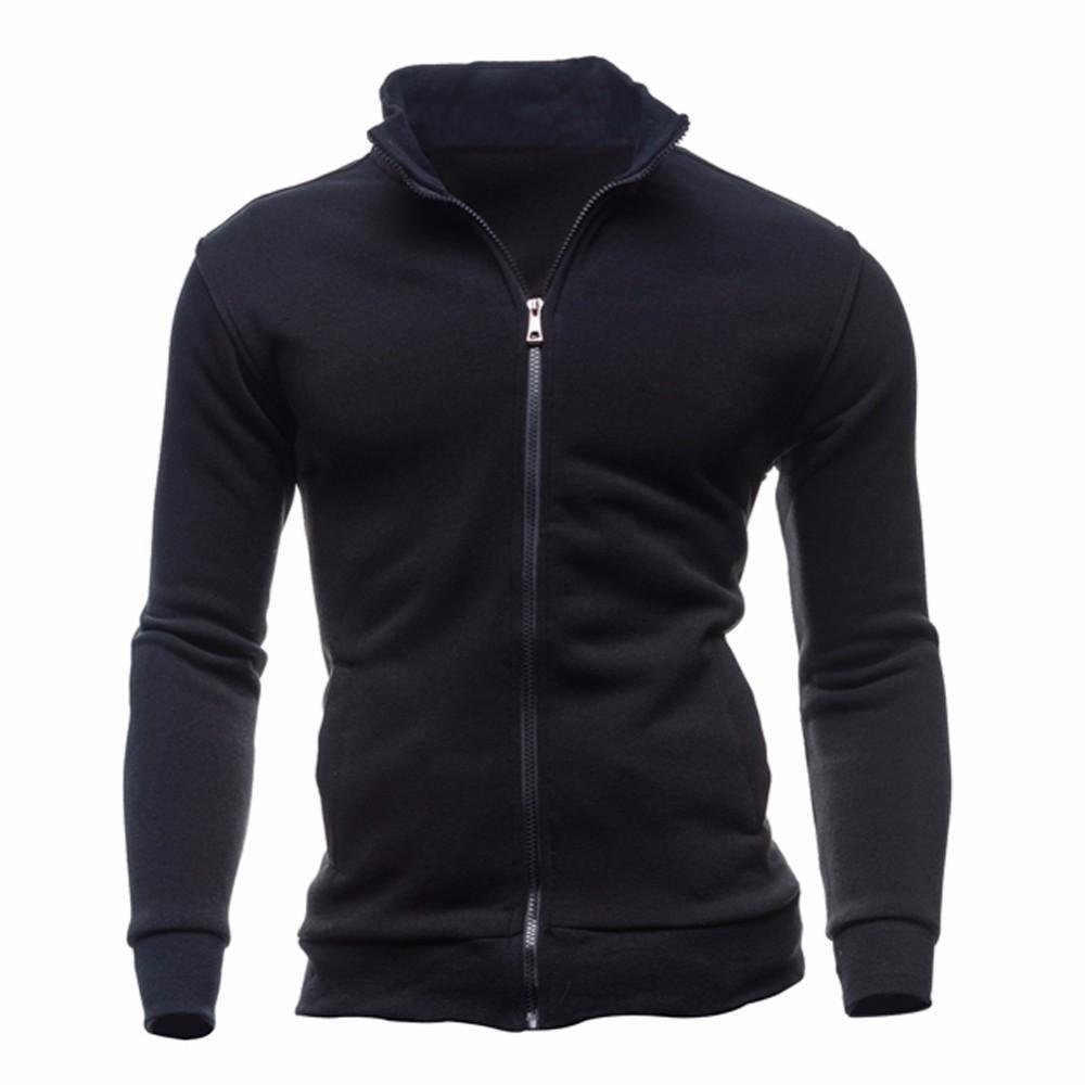 Turtleneck Full Zip Cardigan Mens Coat Sweater Men Fashion