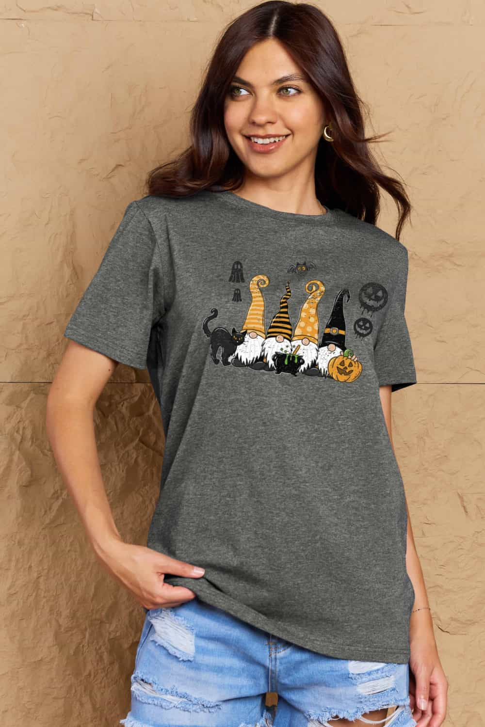 Simply Love Full Size Halloween Theme Graphic Cotton T-Shirt