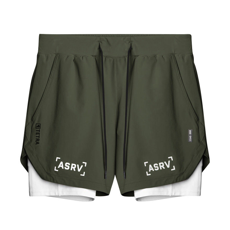 Qreatrz Sports Shorts Men's Two-Piece Basketball