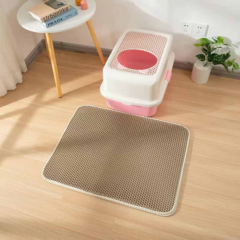 Double Layer EVA Pet Cat Litter Pad Sand Basin Filter Sand Pad Pet Supplies Cat Mat