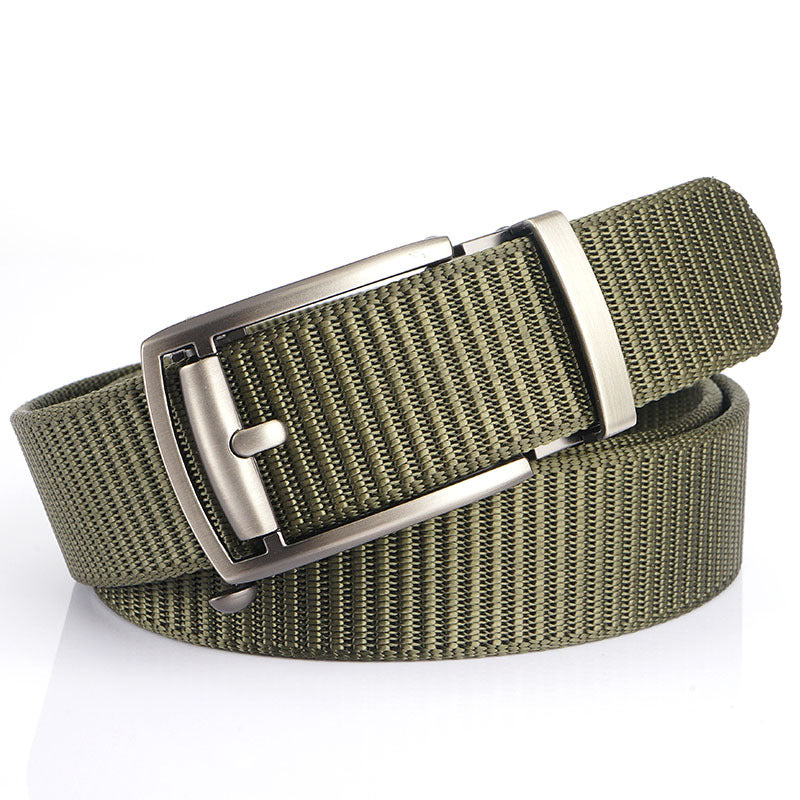 New Toothless Hollow Automatic Buckle Belt Outdoor Leisure Nylon Belt