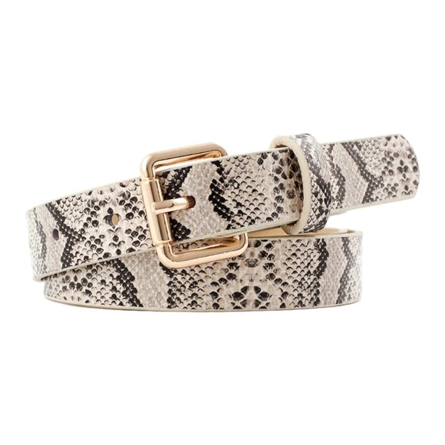 Ceinture en cuir PU vintage