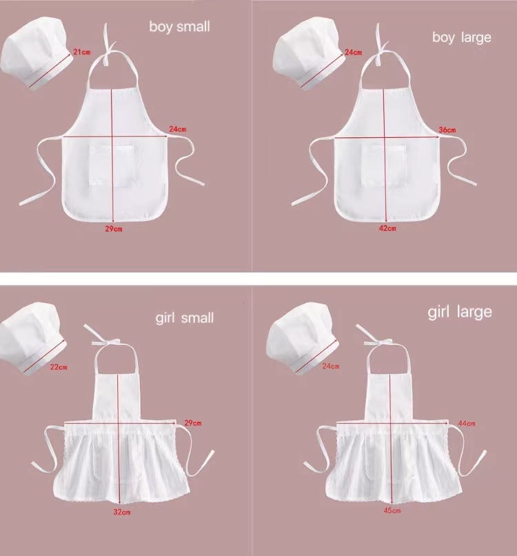 Baby Chef Apron Hat for Kids Costumes  Chef Baby  Cook Costume Newborn Photography Prop Newborn Hat Apron