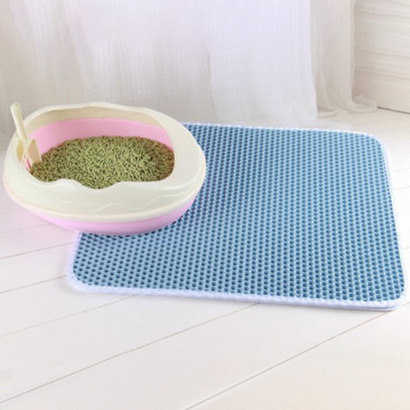 Double Layer EVA Pet Cat Litter Pad Sand Basin Filter Sand Pad Pet Supplies Cat Mat