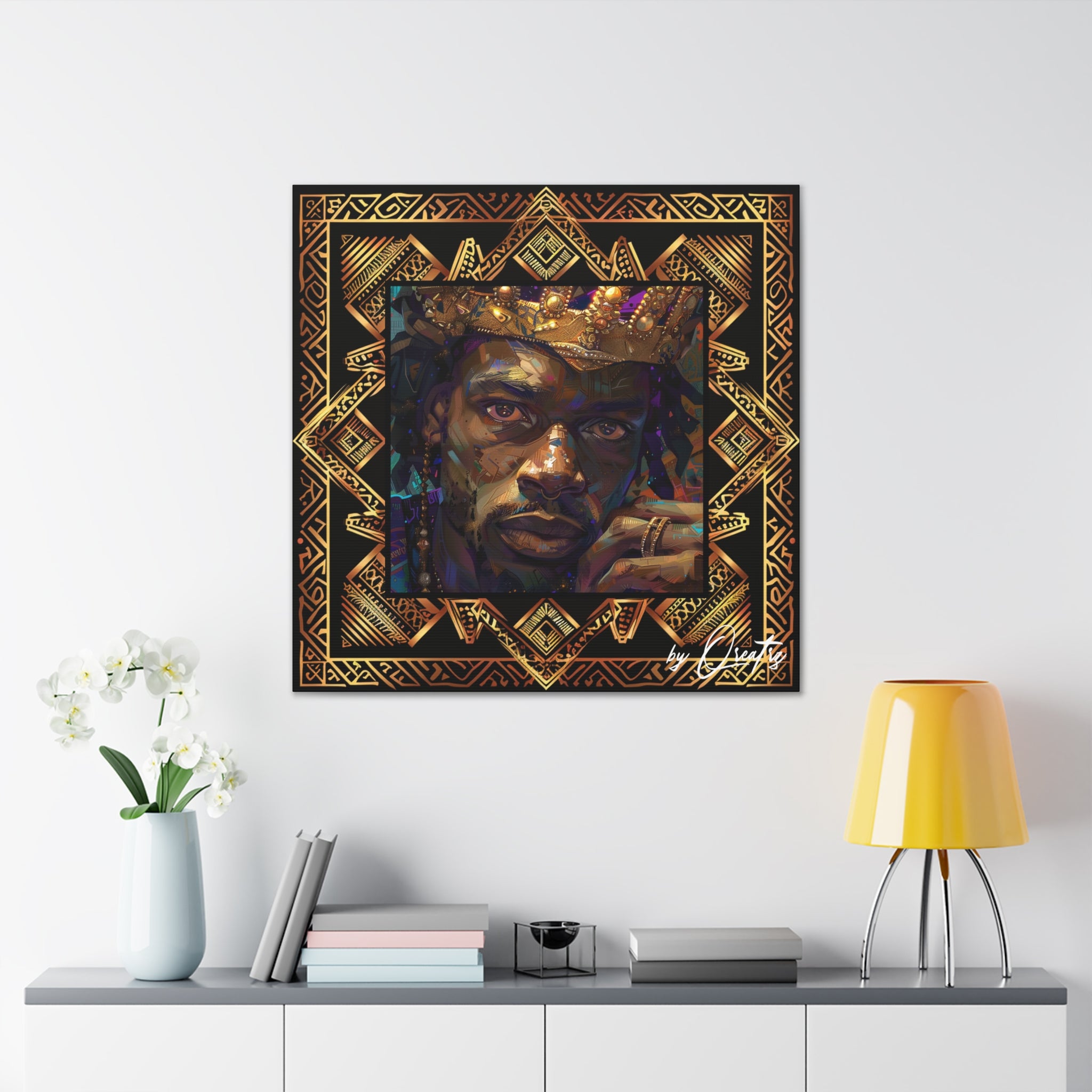 Black Is Handsome III Canvas Gallery Wraps