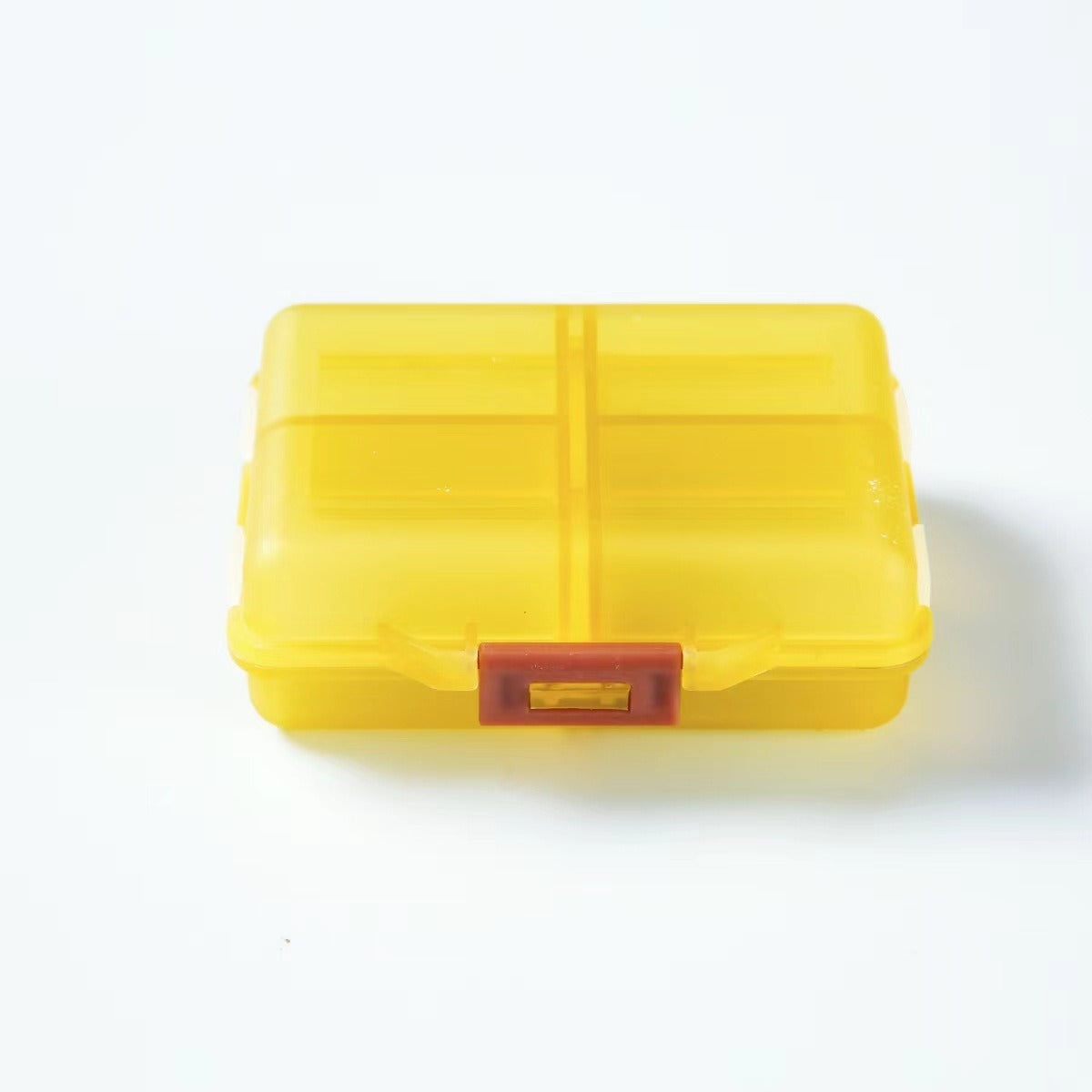 Portable travel medicine box, dustproof sealed small medicine box for the elderly, mini storage box