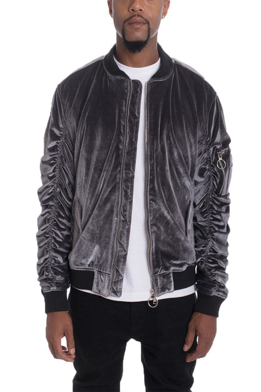 Veste bomber décontractée à coupe ajustée pour homme Weiv